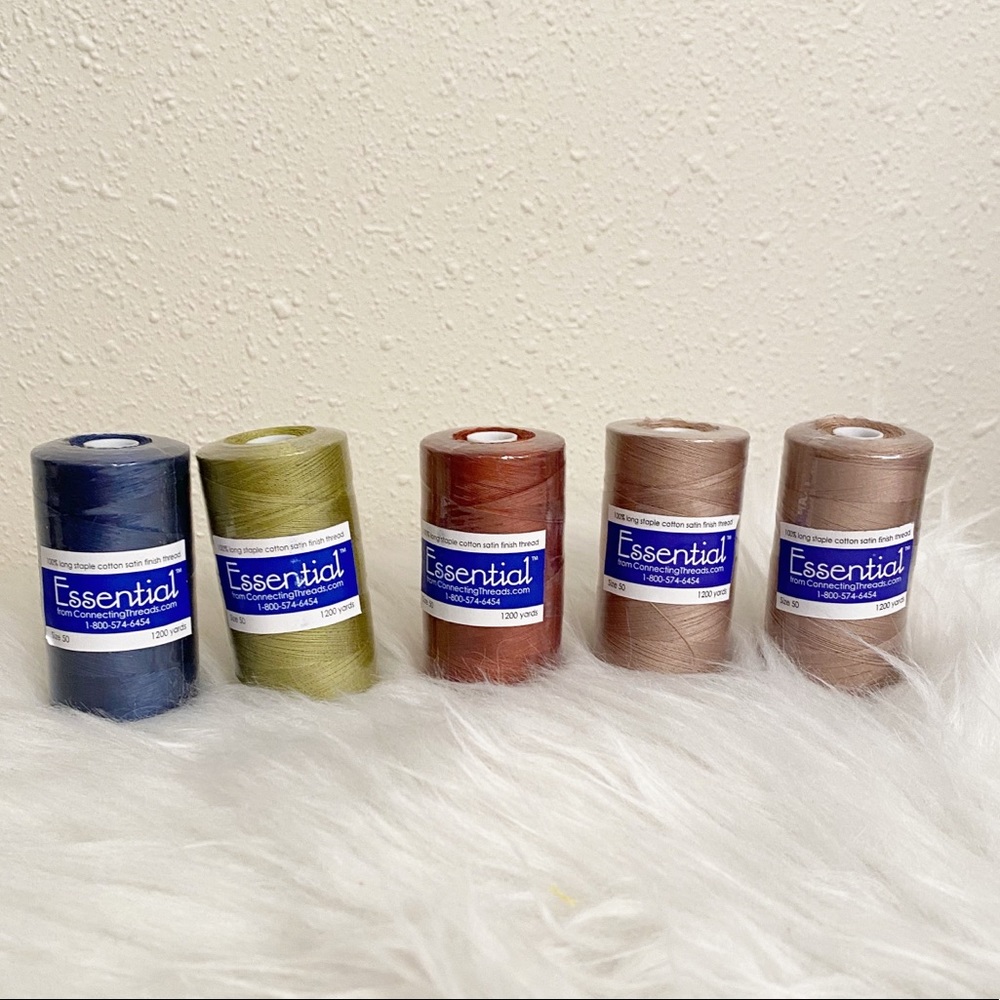 Essential 100% Cotton Satin Finish Thread